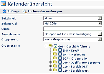 kalender&uuml;bersicht suchmaske